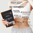 NOLÁ Superfoods Pure soy protein Isolate รส Chocolate 908 g โปรตีนพืช ถั่วเหลือง โปรตีน 28 กรัม BCAAs 4000 mg+