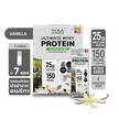 โปรตีนพืช รสวนิลา 1 กล่อง (7 ซอง) Whey Protein + ซุปเปอร์ฟู้ดส์ Vanilla