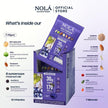 NOLÁ Superfoods โนล่า โปรตีนพืช  รสแบล็กเคอร์เรนต์ เบอร์รี่ 1 กล่อง (สูตรใหม่) Multigrain Plant Protein Blackcurrant