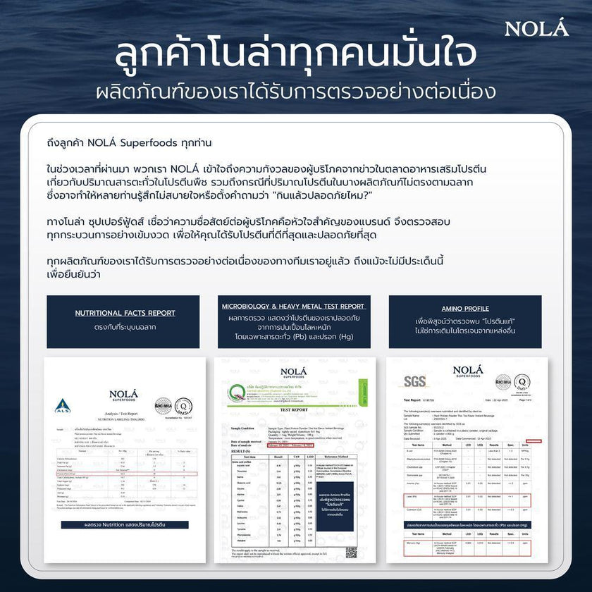 NOLÁ Superfoods โนล่า โปรตีนพืช  รสแบล็กเคอร์เรนต์ เบอร์รี่ 1 กล่อง (สูตรใหม่) Multigrain Plant Protein Blackcurrant