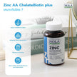 [EXP17072027] NOLÁ Vitamin ZINC AA Chelate Biotin plus 60 caps คุมมัน ลดสิว ผิวใส เล็บสวย แบรนด์ โนล่า ซุปเปอร์ฟู้ดส์