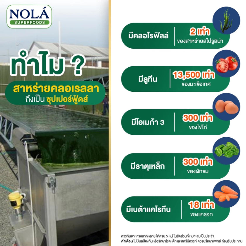 คลอเรลลา(Organic Chlorella) 60 V-caps สาหร่ายคลอเรลล่าออร์แกนิค
