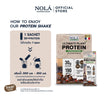[CLEARANCE] NOLÁ Superfoods โนล่า โปรตีนพืช รส ช็อกโกเเลต 1 กล่อง (7 ซอง) EXP240626 Plant Protein+ ซุปเปอร์ฟู้ดส์ Chocolate