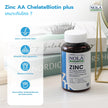 Vitamin ZINC AA Chelate Biotin plus 60 caps คุมมัน ลดสิว ผิวใส เล็บสวย