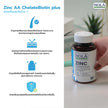 Vitamin ZINC AA Chelate Biotin plus 60 caps คุมมัน ลดสิว ผิวใส เล็บสวย