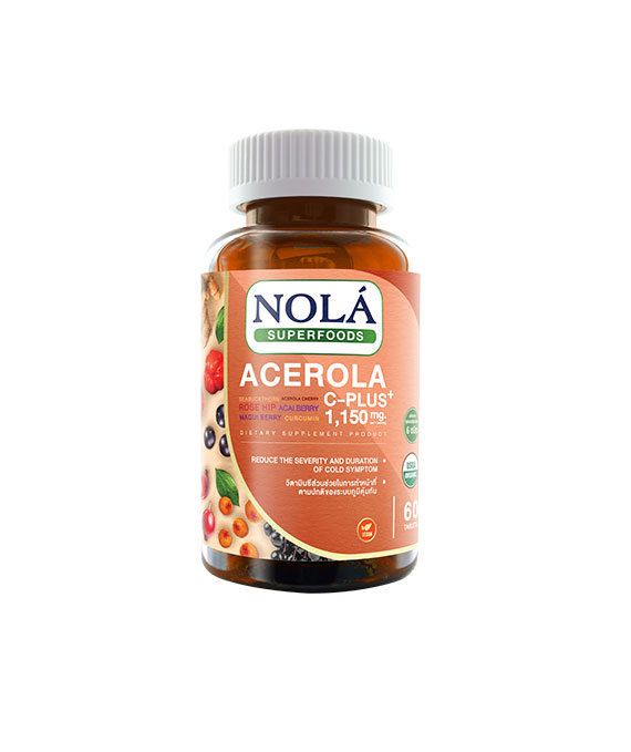 NOLA Acerola CPlus Natural Vitamin C From 6 Superfoods